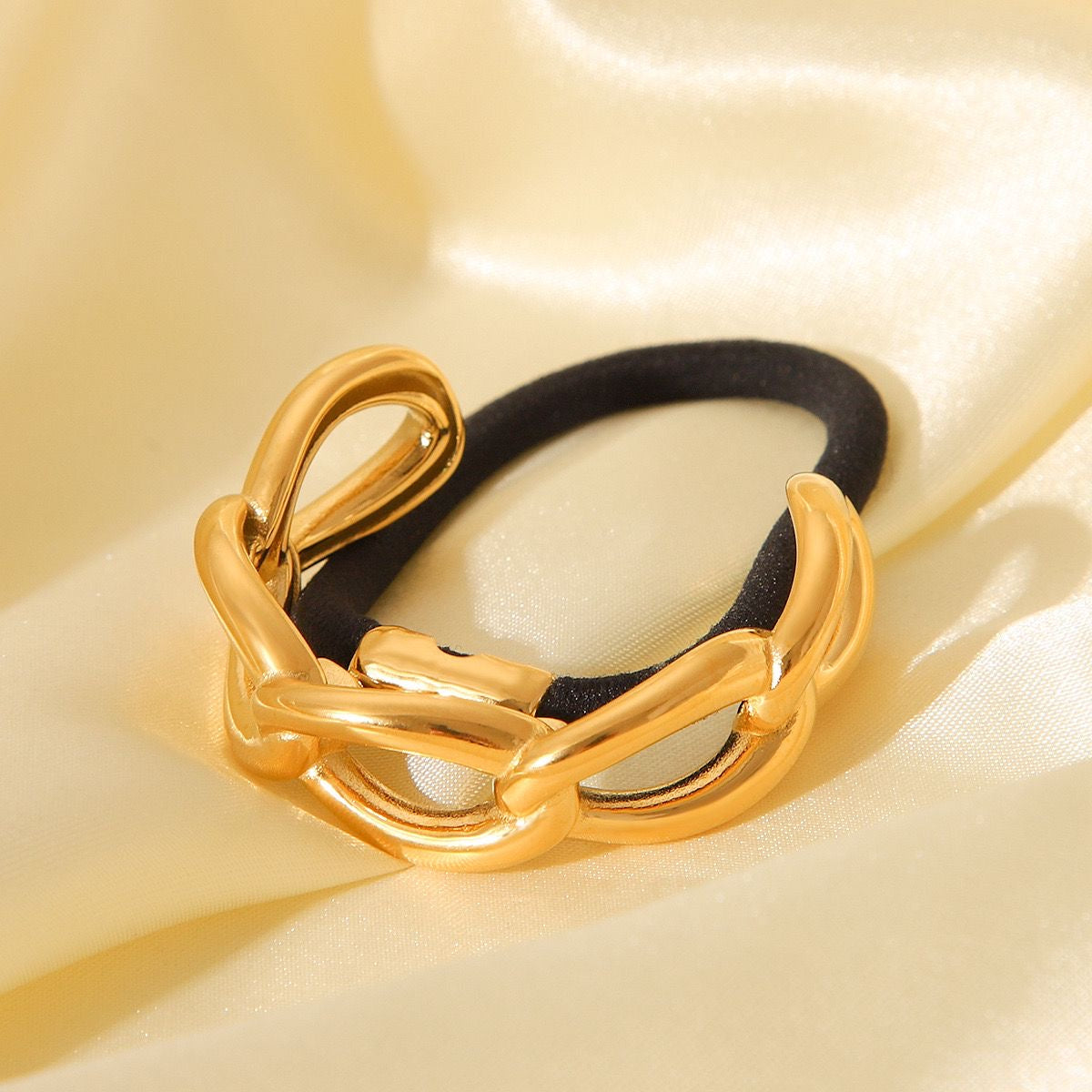 Hair Chain tie Dorada
