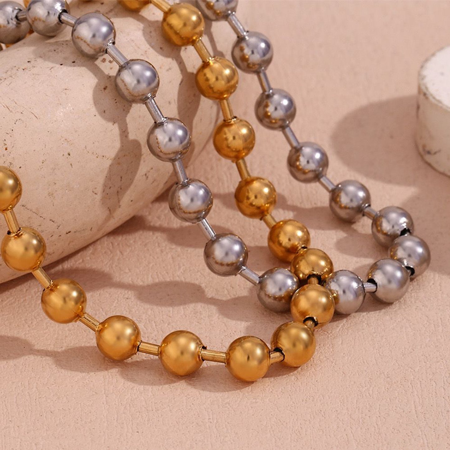Collar Big Sphere Plateado