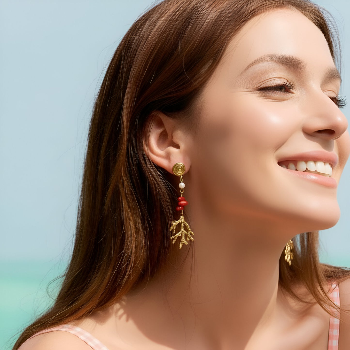 Aretes Coral