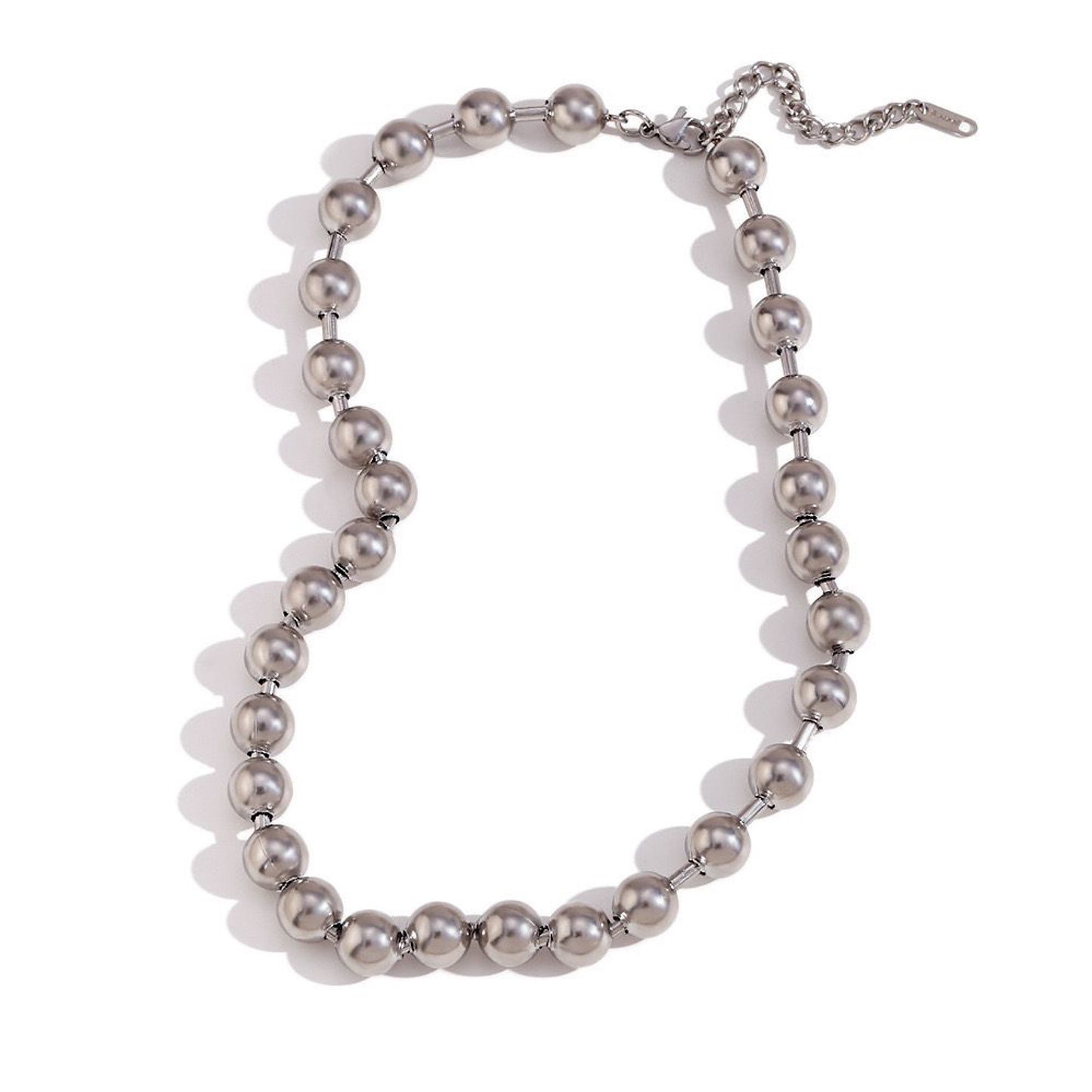 Collar Big Sphere Plateado