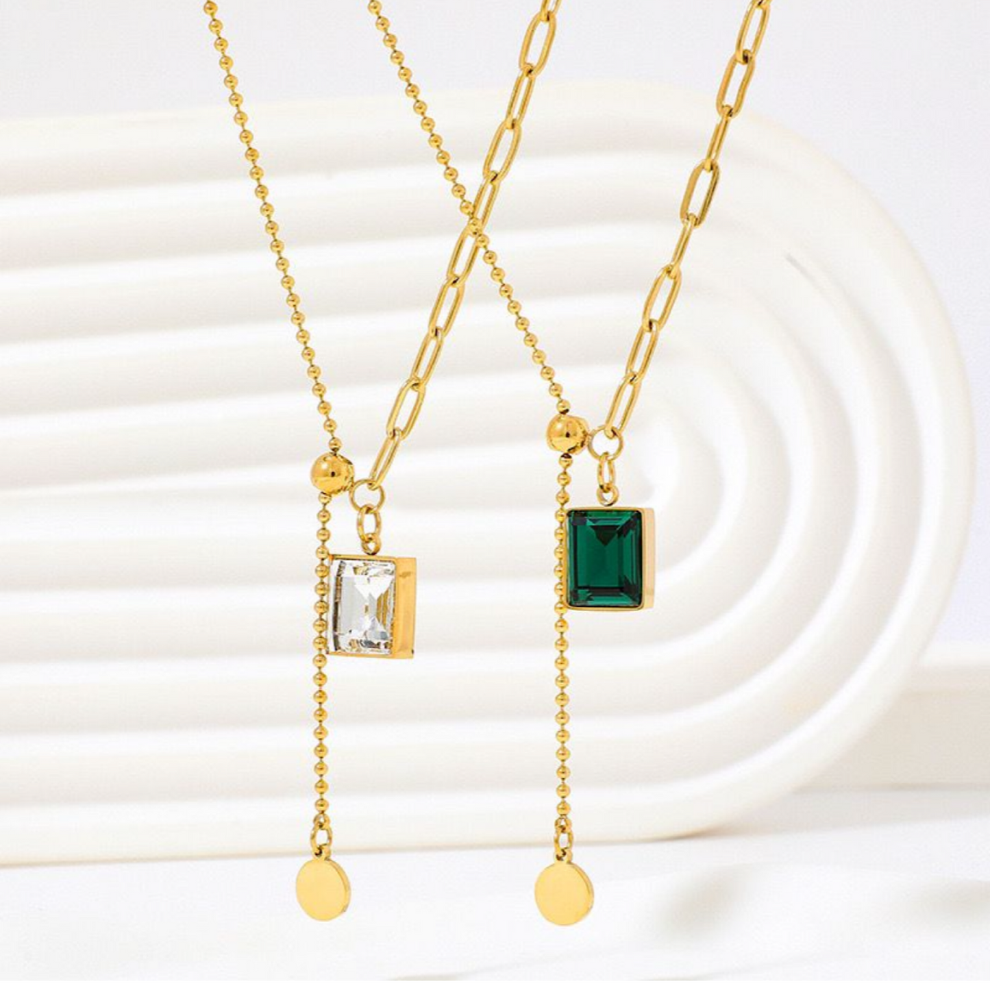 Collar Andy transparente