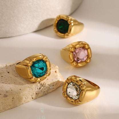 Anillo Crown Azul