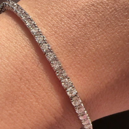 Pulsera Tennis .925 con rodio