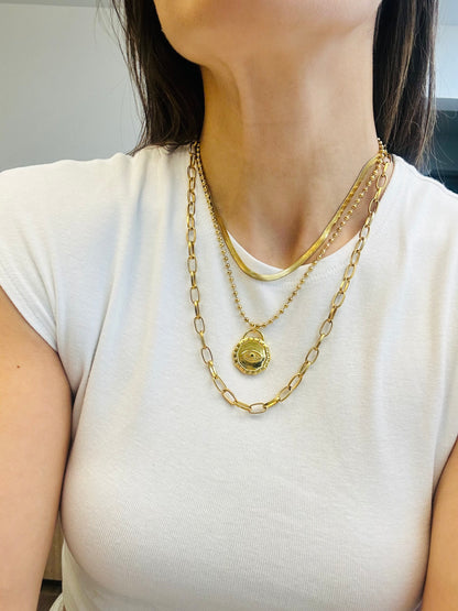 Collar ojo turco