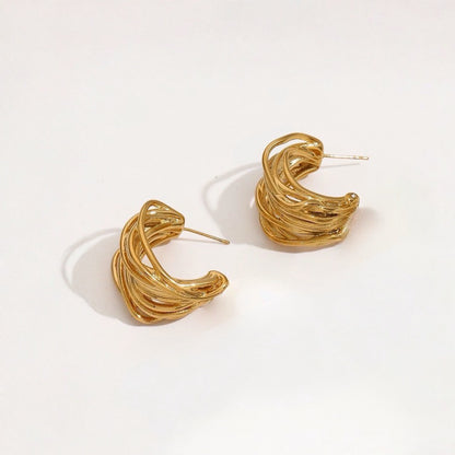 Aretes Tessa Dorados