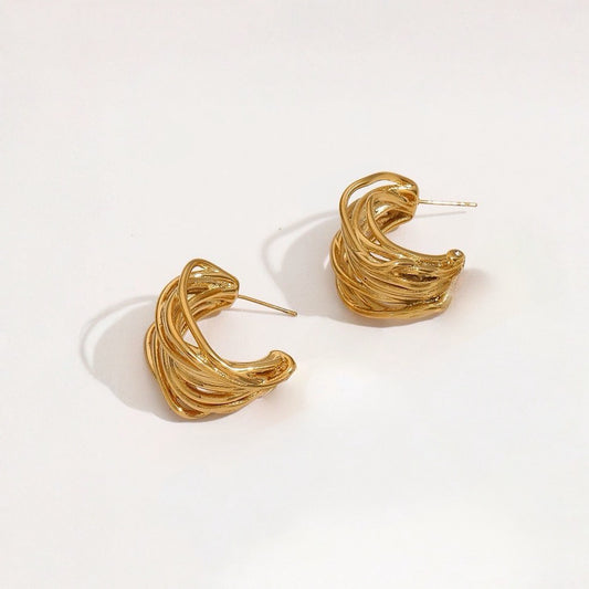 Aretes Tessa Dorados