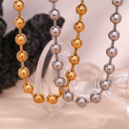 Collar Big Sphere Plateado