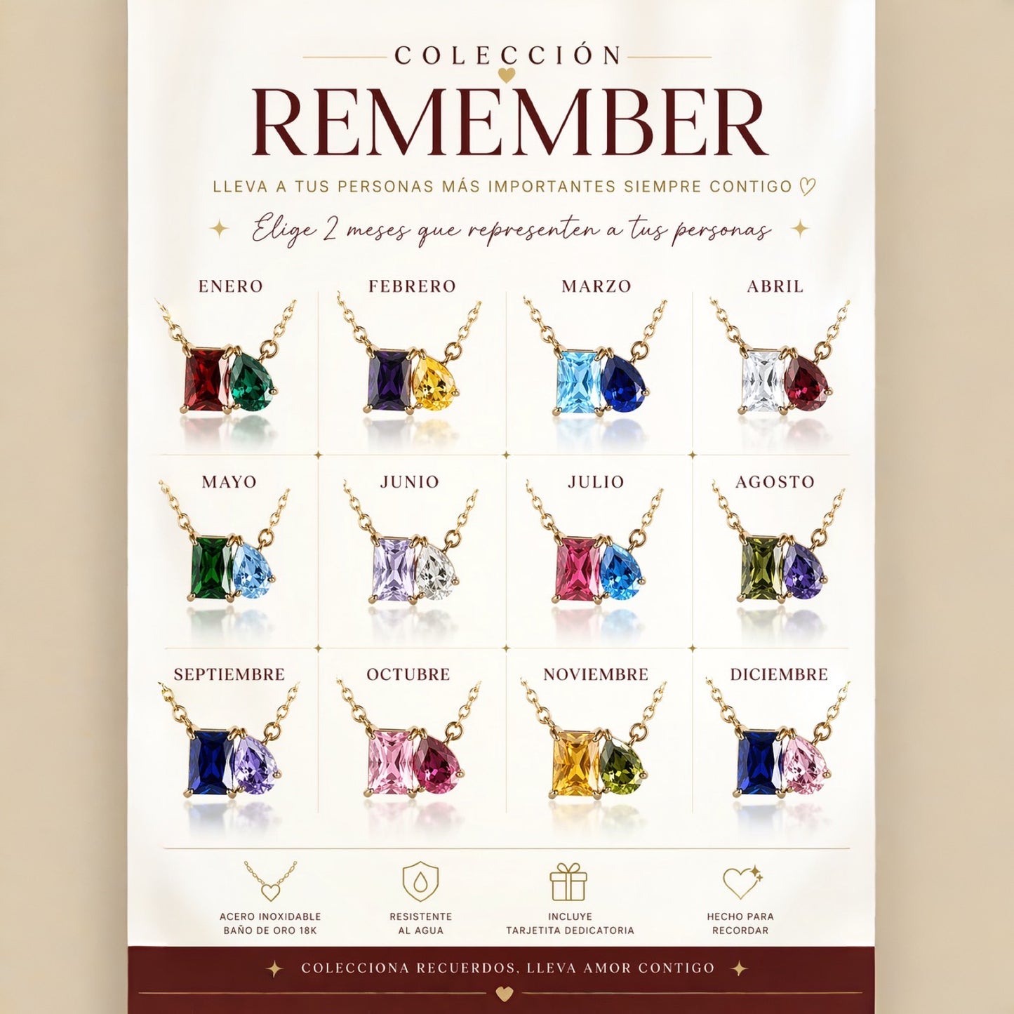 PACK 10 de Mayo- Remember(birthstone)