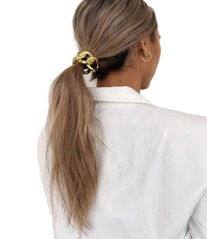 Hair Chain tie Dorada