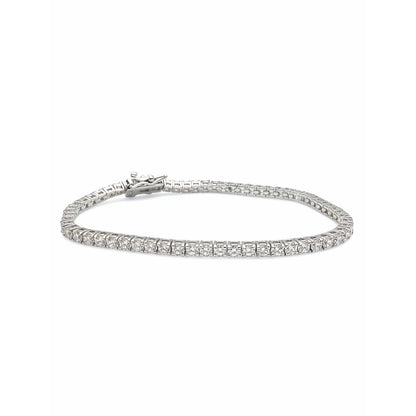 Pulsera Tennis .925 con rodio