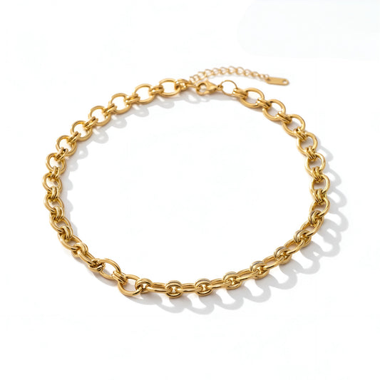 Cadena de óvalo chico