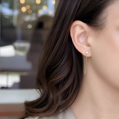 Aretes Lumière Dorados