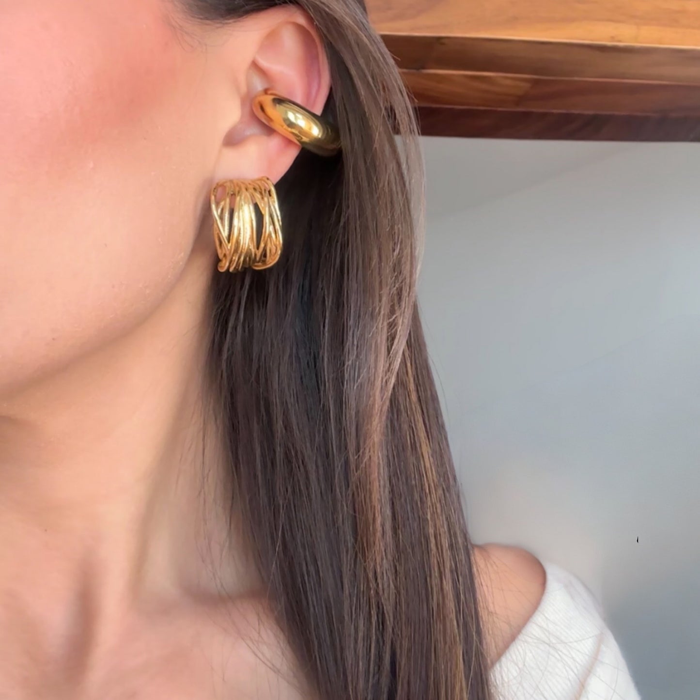Aretes Tessa Dorados