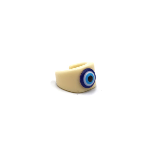 Anillo Ojo Beige