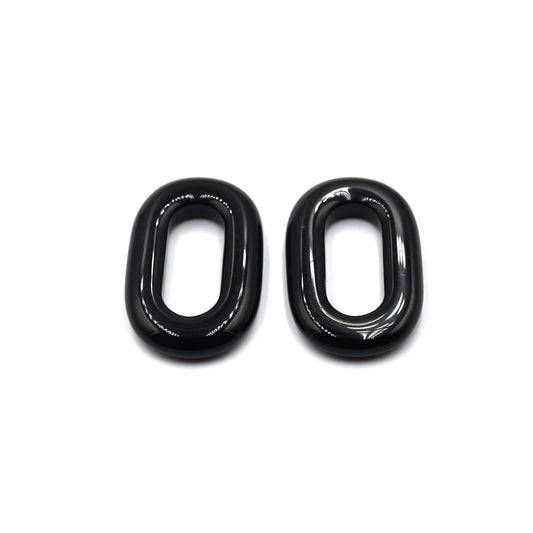 Piedras Ovalo Negra