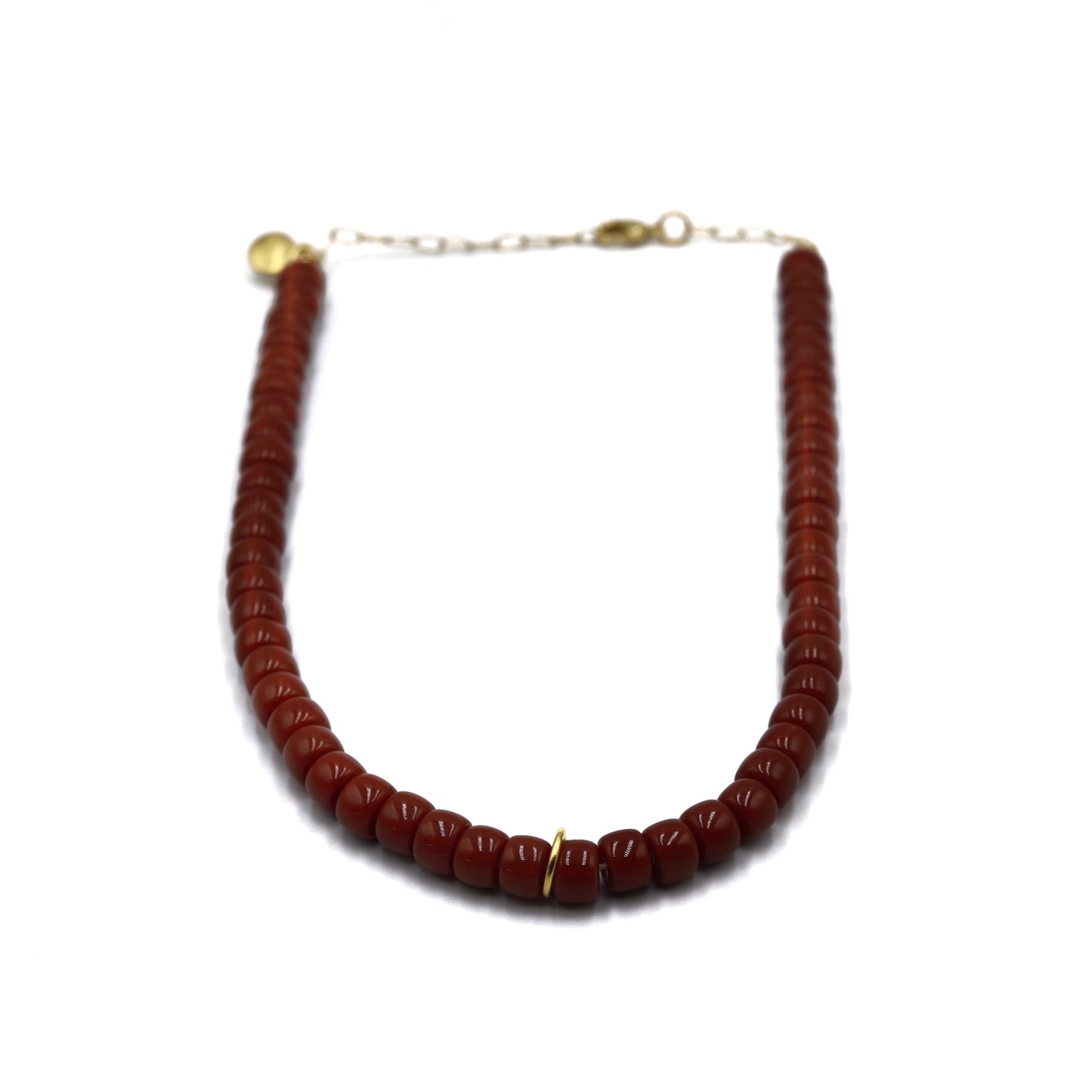 Collar Rojo Oscuro