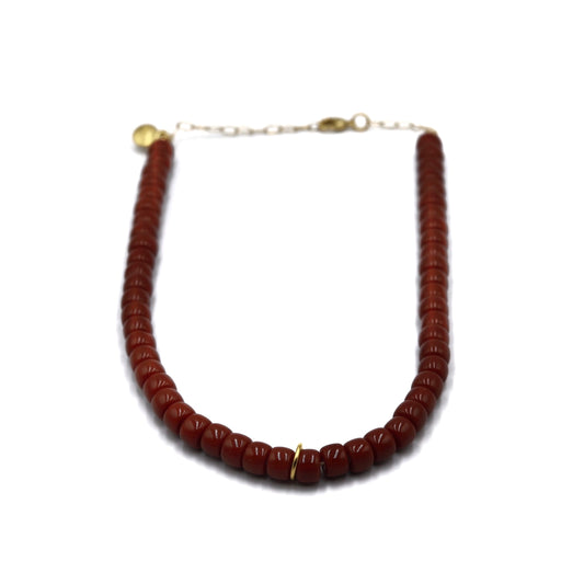 Collar Rojo Oscuro
